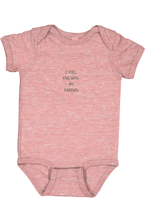 Infant Melange Bodysuit - live with my parents