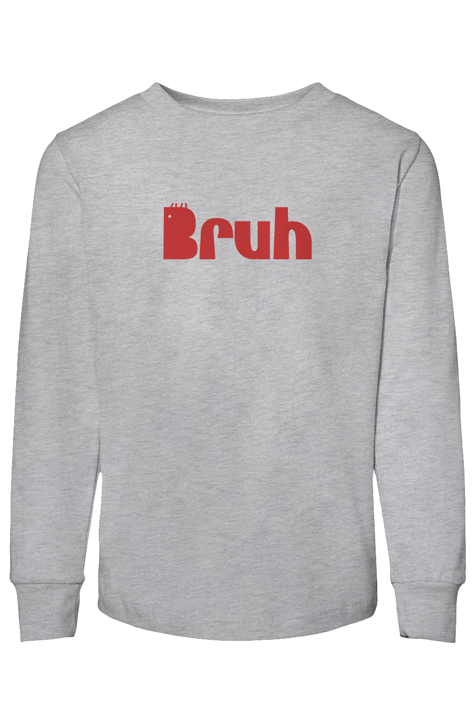 Bruh Toddler Jersey Long Sleeve