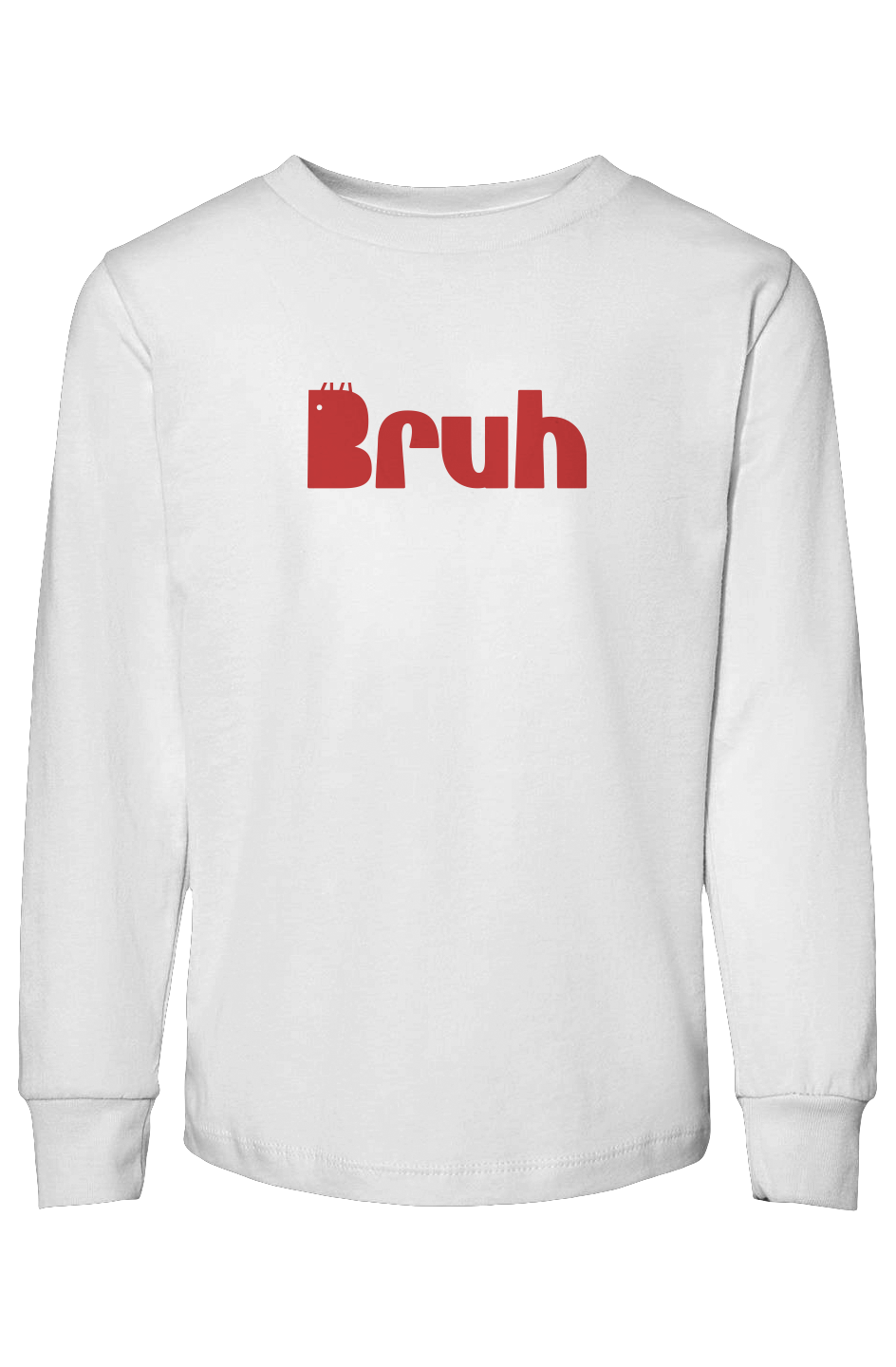 Bruh Toddler Jersey Long Sleeve