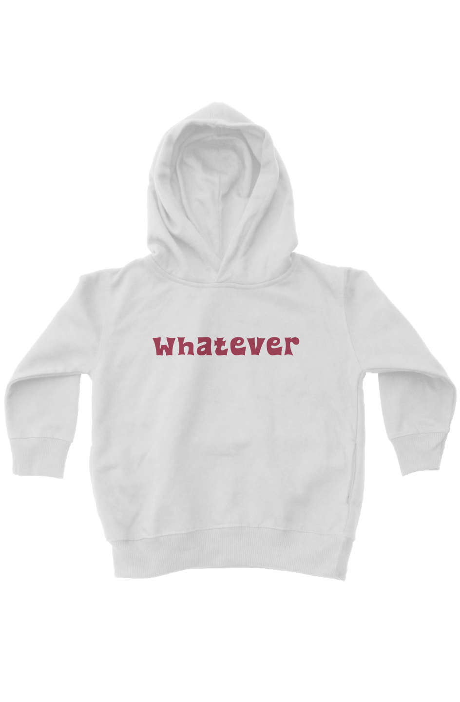 Whatever kids fleece pullover hoodie