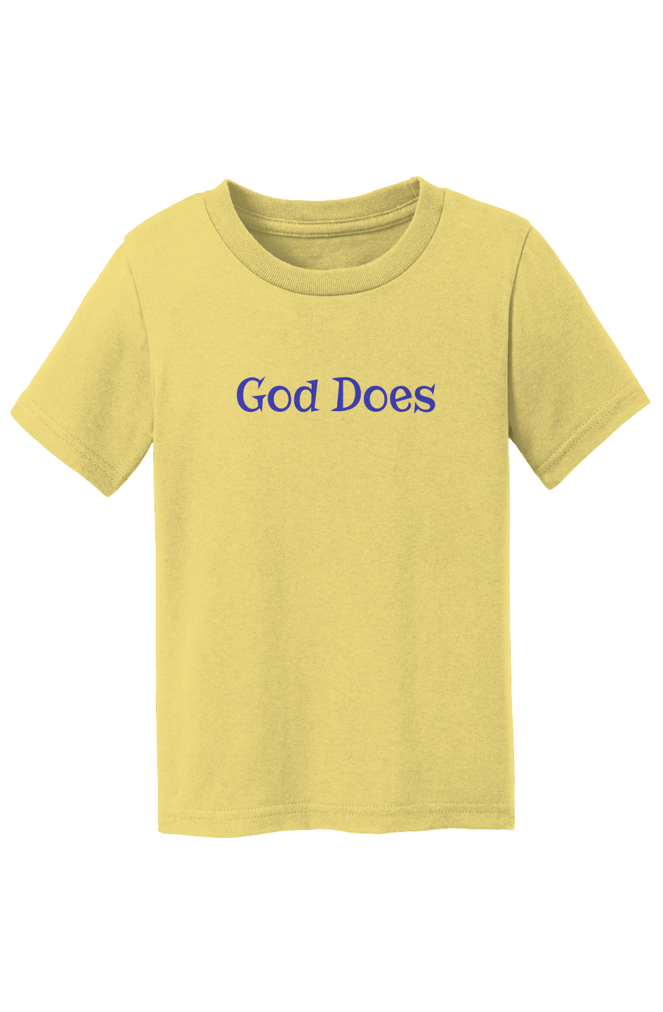 God Does - Toddler Core Cotton Tee