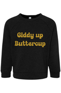 Giddy up - Toddler Raglan Sweatshirt