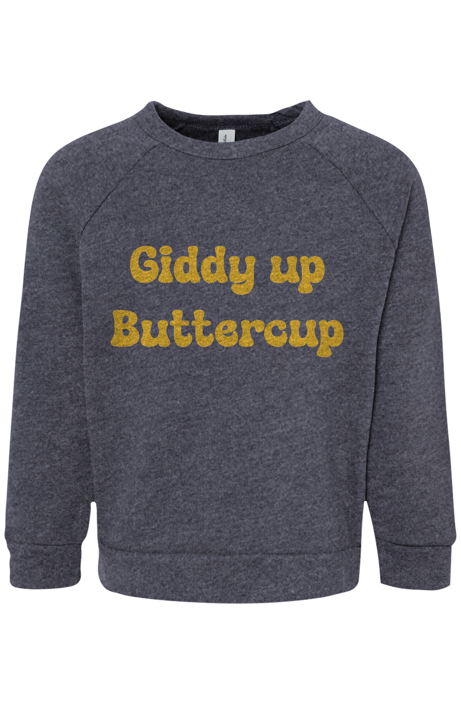 Giddy up - Toddler Raglan Sweatshirt