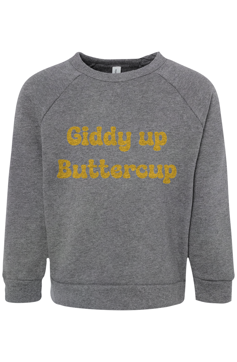Giddy up - Toddler Raglan Sweatshirt
