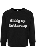 Giddy up - Toddler Raglan Sweatshirt