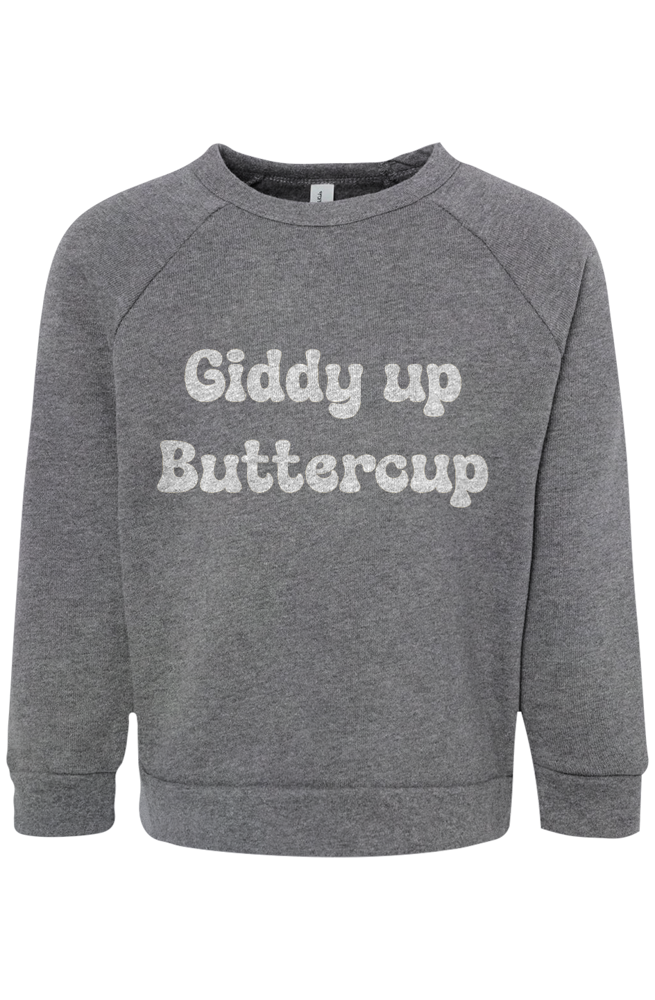 Giddy up - Toddler Raglan Sweatshirt