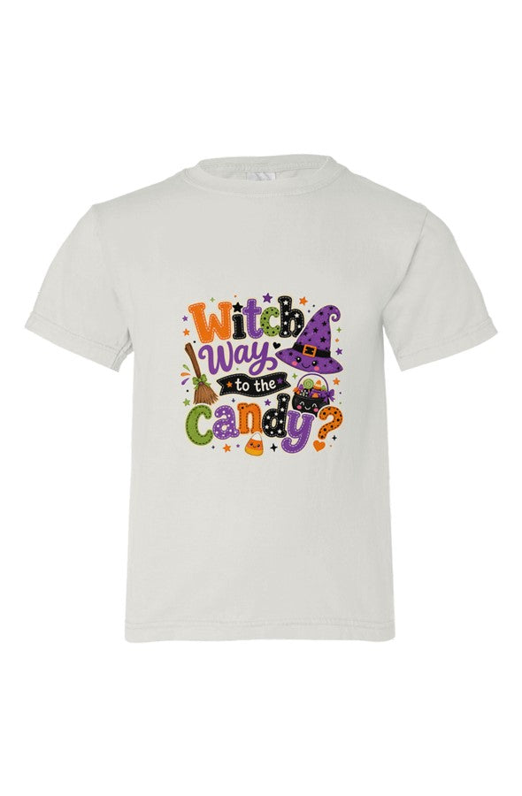 Witch Way Organic Kids T Shirt