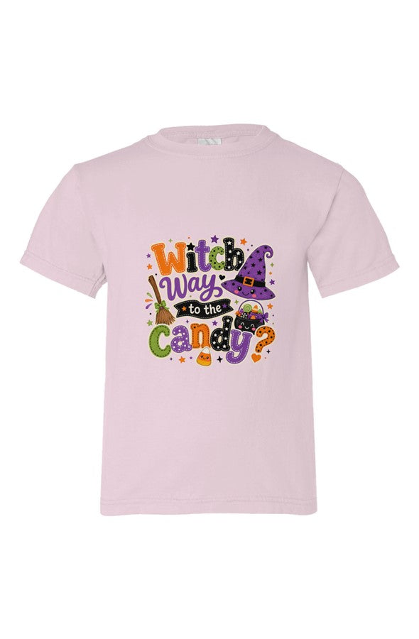 Witch Way Organic Kids T Shirt