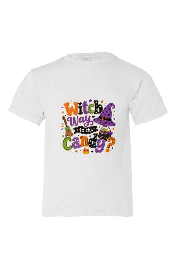 Witch Way Organic Kids T Shirt