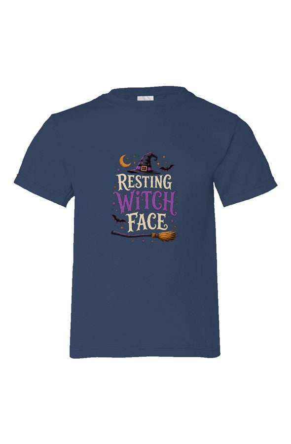 Resting Witch Face Organic Kids T Shirt