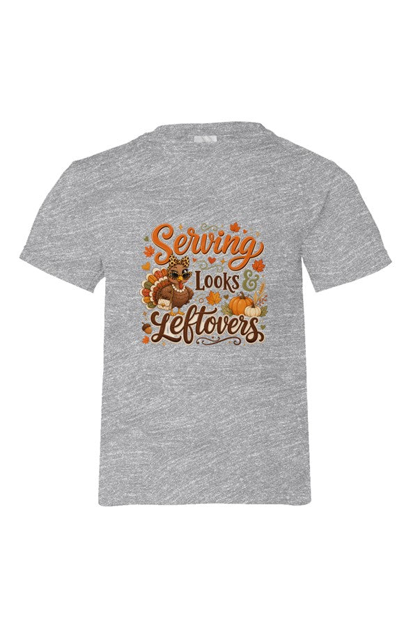 Serving Looks &amp; Leftovers Organic Kids T Shirt