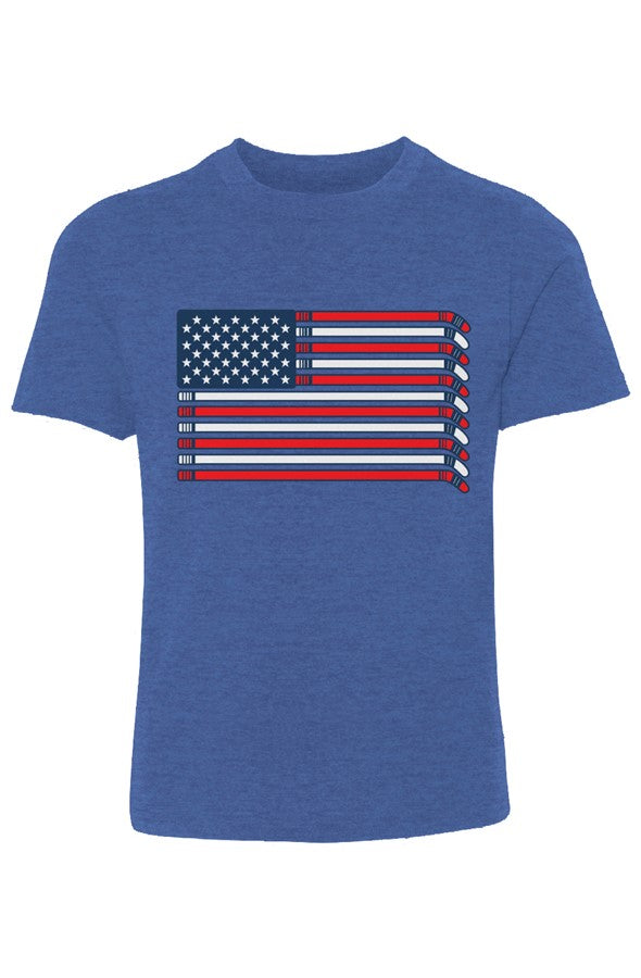 Hockey Flag Youth Cotton Crew