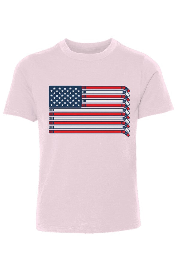 Hockey Flag Youth Cotton Crew