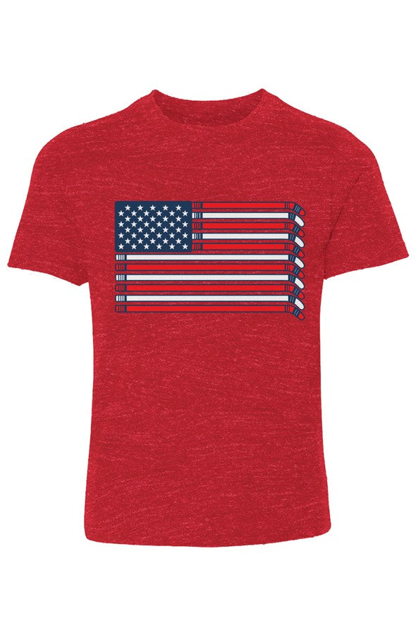 Hockey Flag Youth Cotton Crew