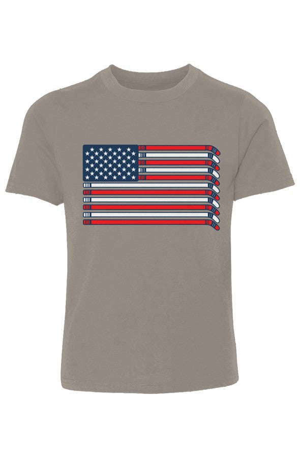 Hockey Flag Youth Cotton Crew