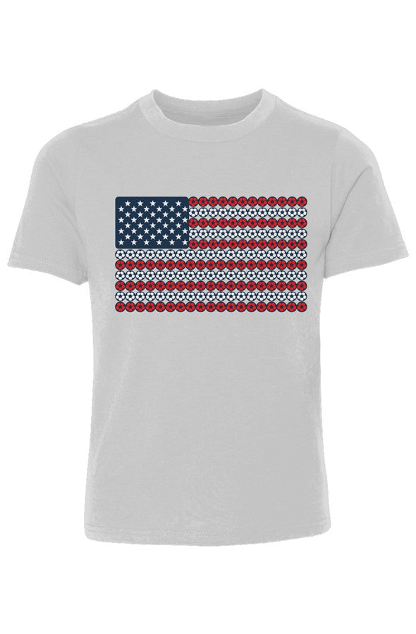 Soccer Flag Youth Cotton Crew