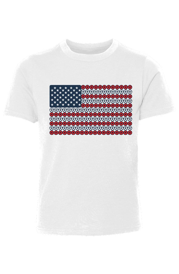 Soccer Flag Youth Cotton Crew