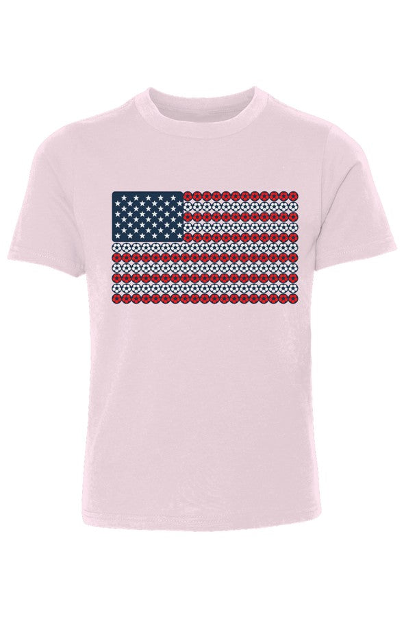 Soccer Flag Youth Cotton Crew