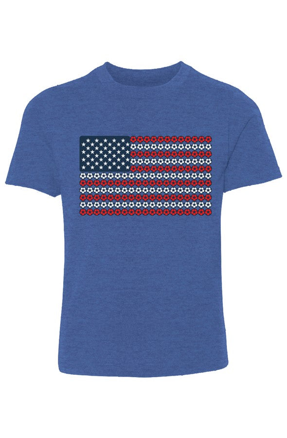 Soccer Flag Youth Cotton Crew