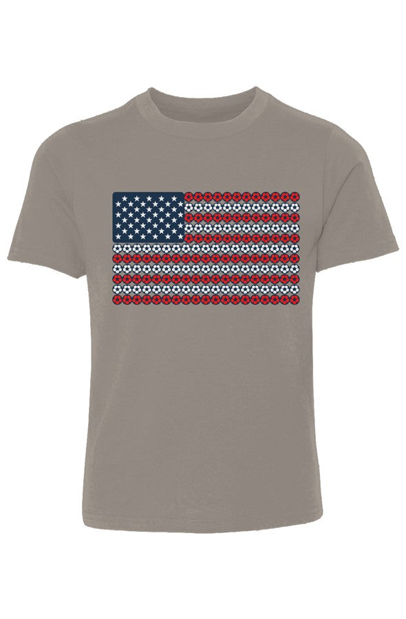 Soccer Flag Youth Cotton Crew
