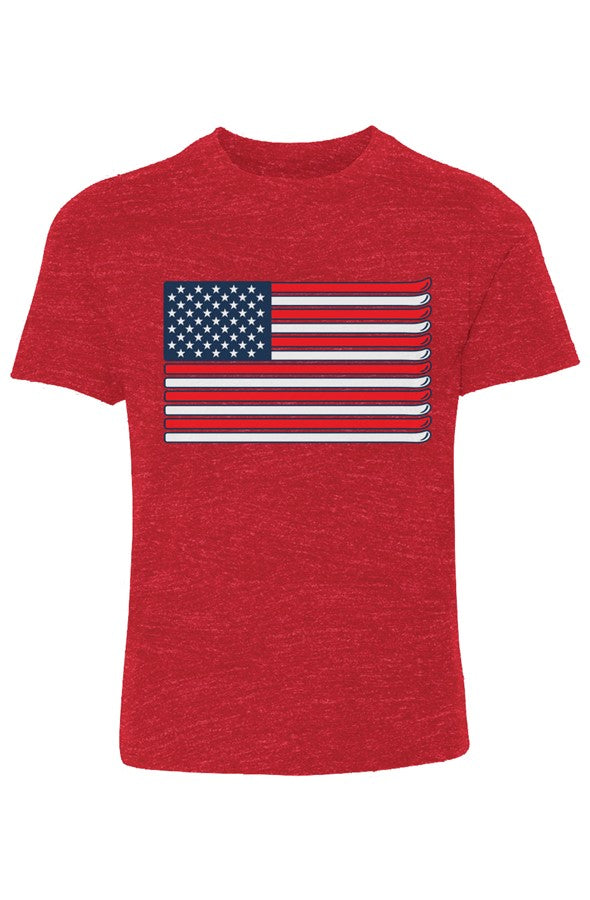Ski Flag Youth Cotton Crew