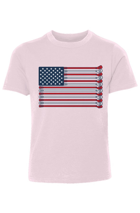 Golf Flag Youth Cotton Crew