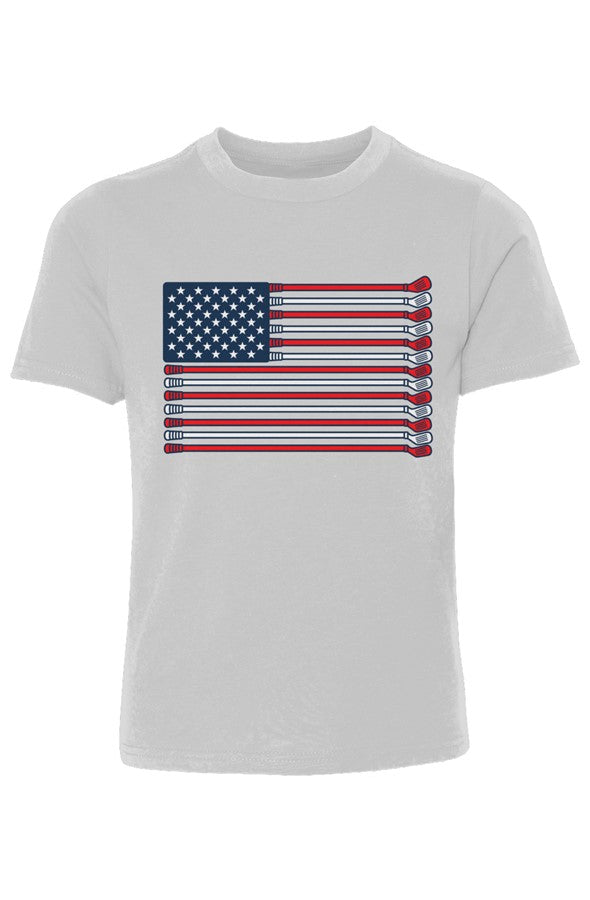Golf Flag Youth Cotton Crew