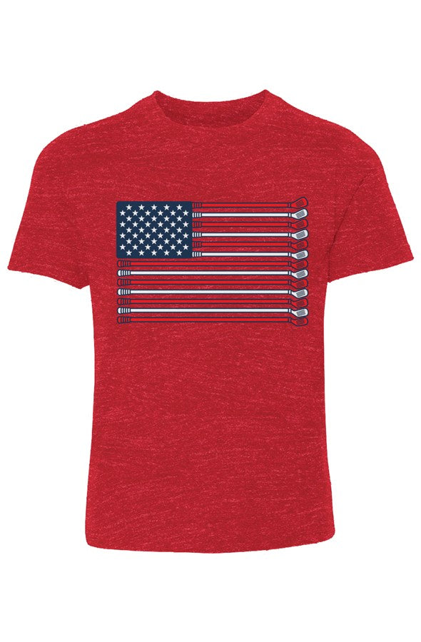 Golf Flag Youth Cotton Crew