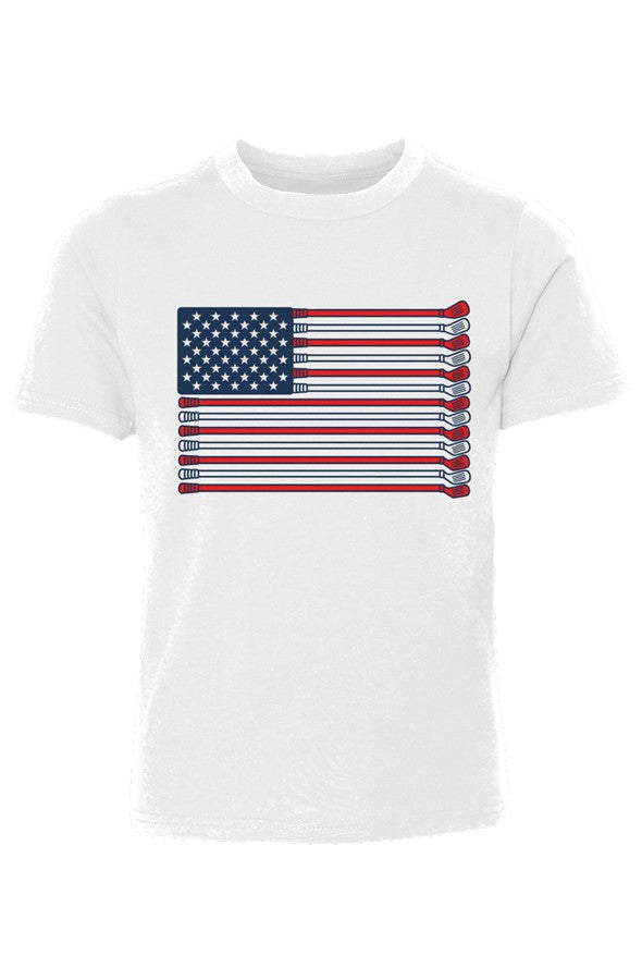 Golf Flag Youth Cotton Crew