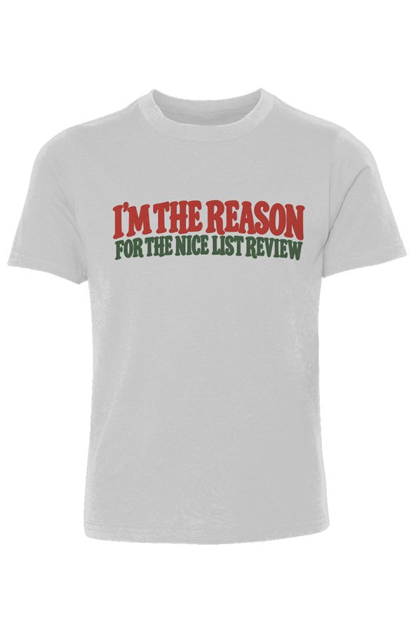 Nice List Youth Cotton Crew