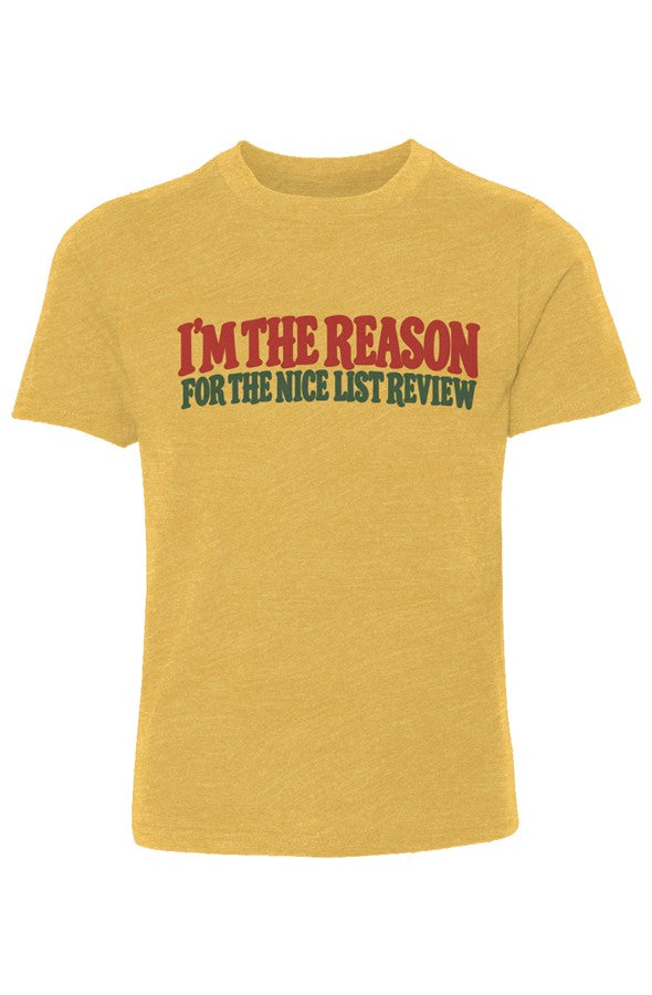 Nice List Youth Cotton Crew