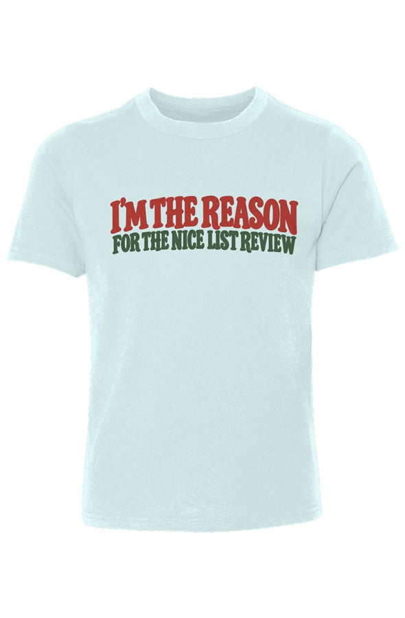 Nice List Youth Cotton Crew