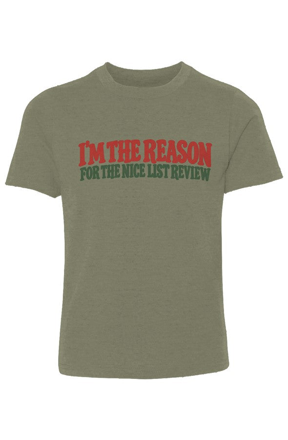 Nice List Youth Cotton Crew