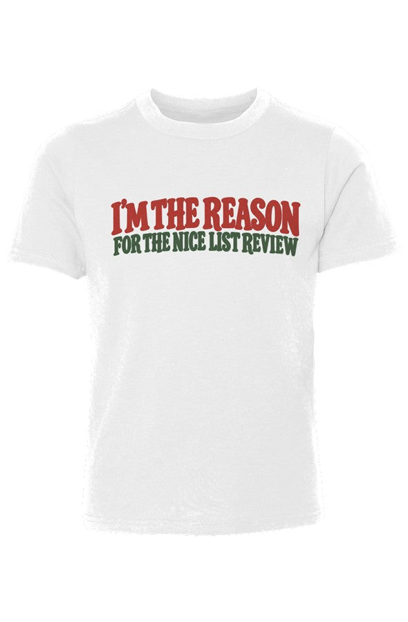 Nice List Youth Cotton Crew