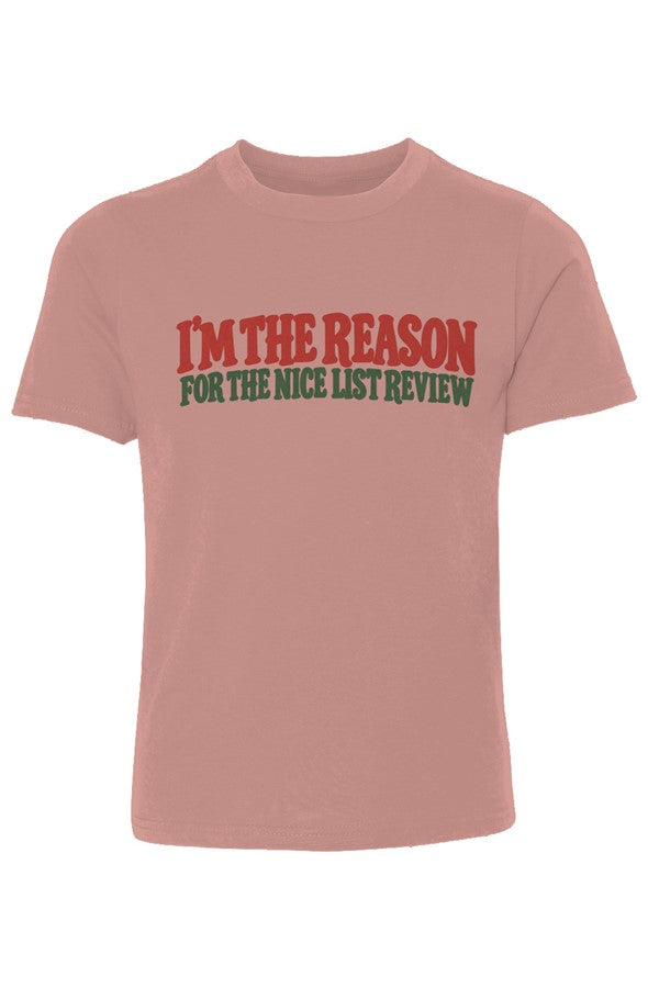 Nice List Youth Cotton Crew