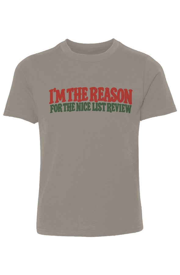 Nice List Youth Cotton Crew