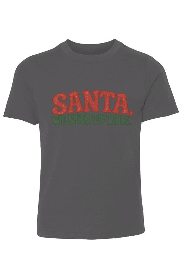 Santa Youth Cotton Crew