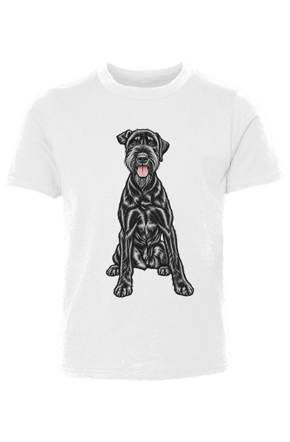 Giant Schnauzer Youth Cotton Crew