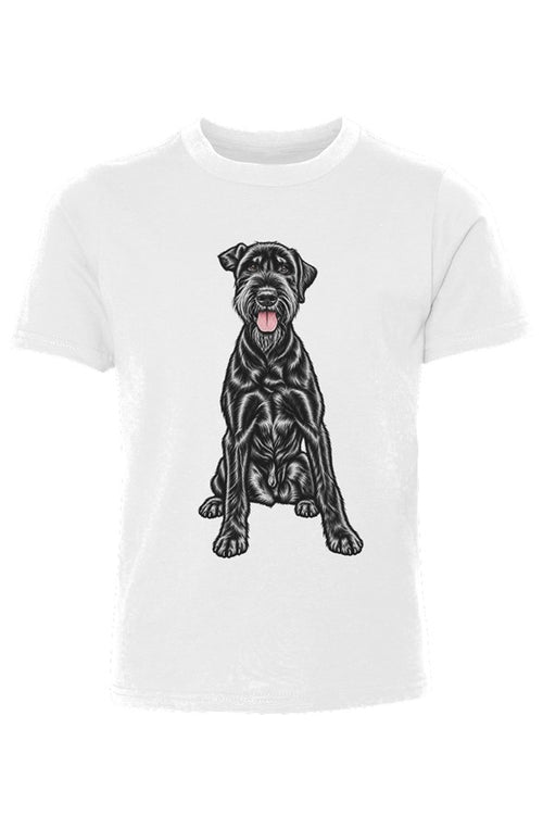 Giant Schnauzer Youth Cotton Crew