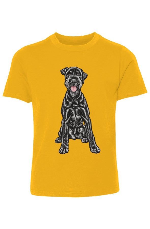 Giant Schnauzer Youth Cotton Crew
