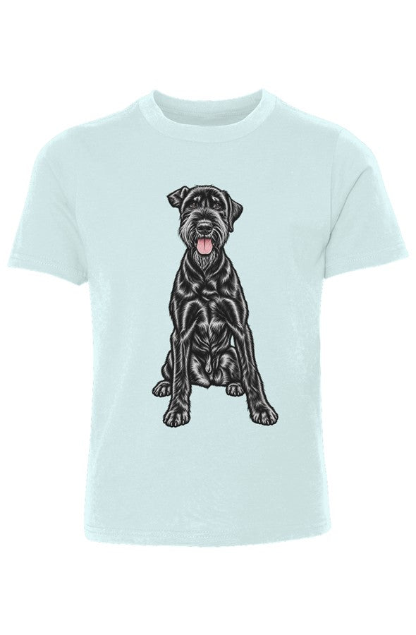 Giant Schnauzer Youth Cotton Crew