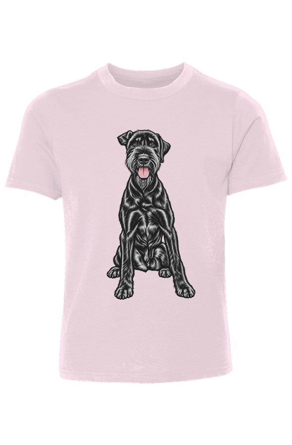 Giant Schnauzer Youth Cotton Crew