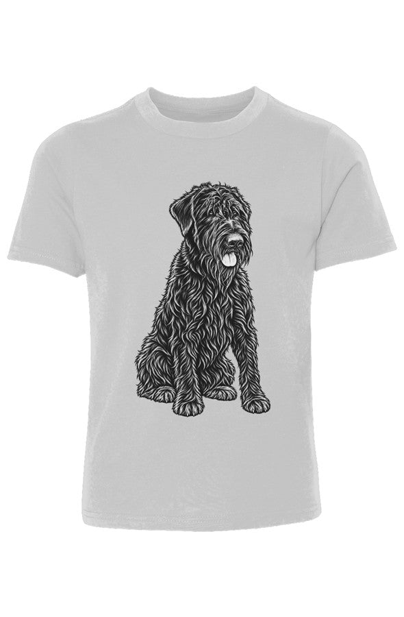 Giant Schnauzer Youth Cotton Crew