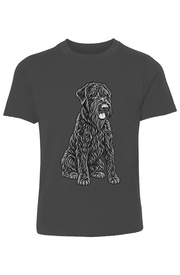 Giant Schnauzer Youth Cotton Crew