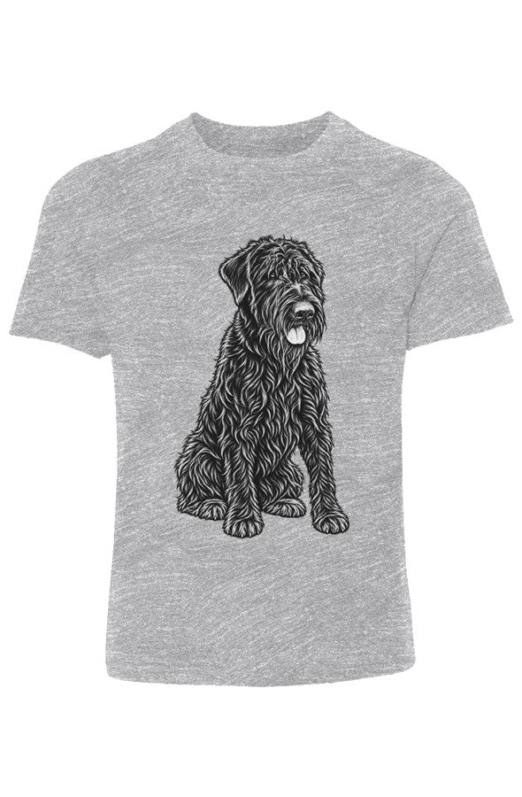 Giant Schnauzer Youth Cotton Crew
