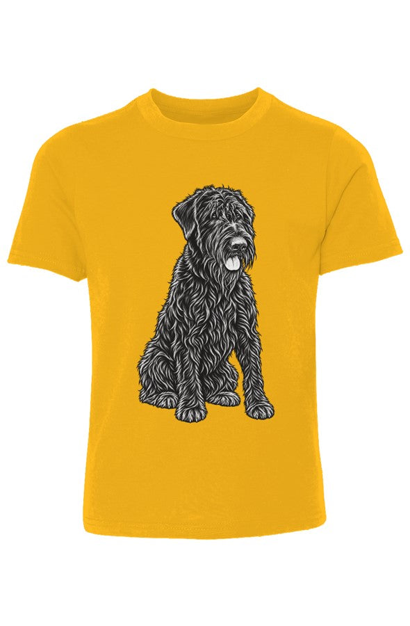 Giant Schnauzer Youth Cotton Crew