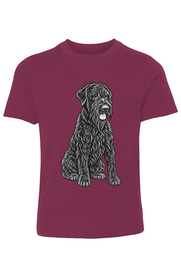 Giant Schnauzer Youth Cotton Crew