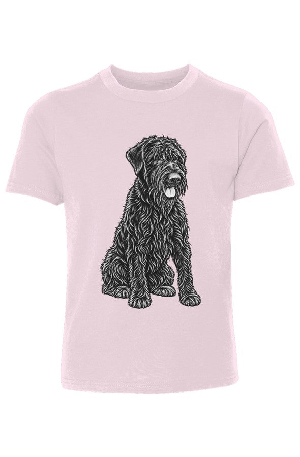 Giant Schnauzer Youth Cotton Crew