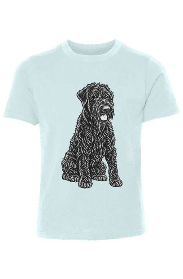 Giant Schnauzer Youth Cotton Crew