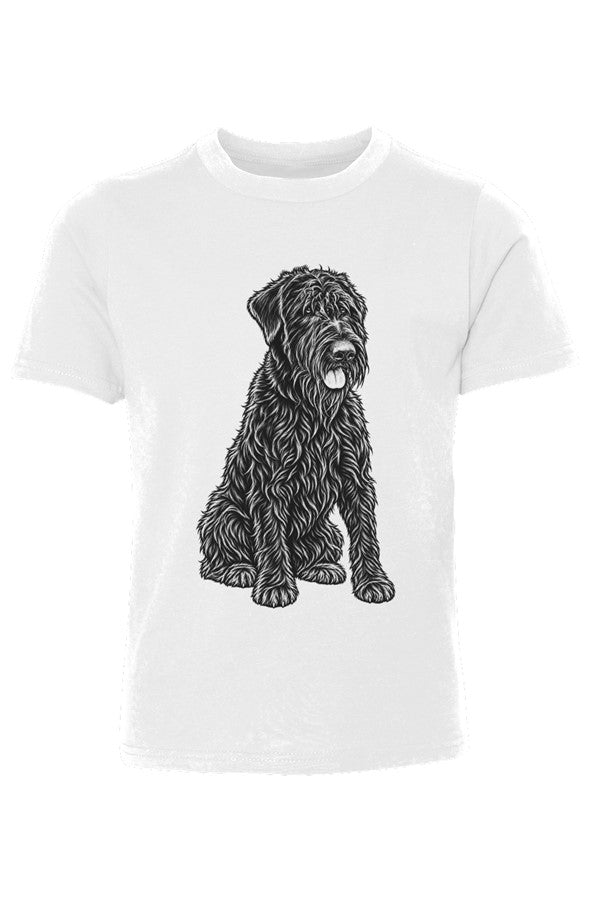 Giant Schnauzer Youth Cotton Crew